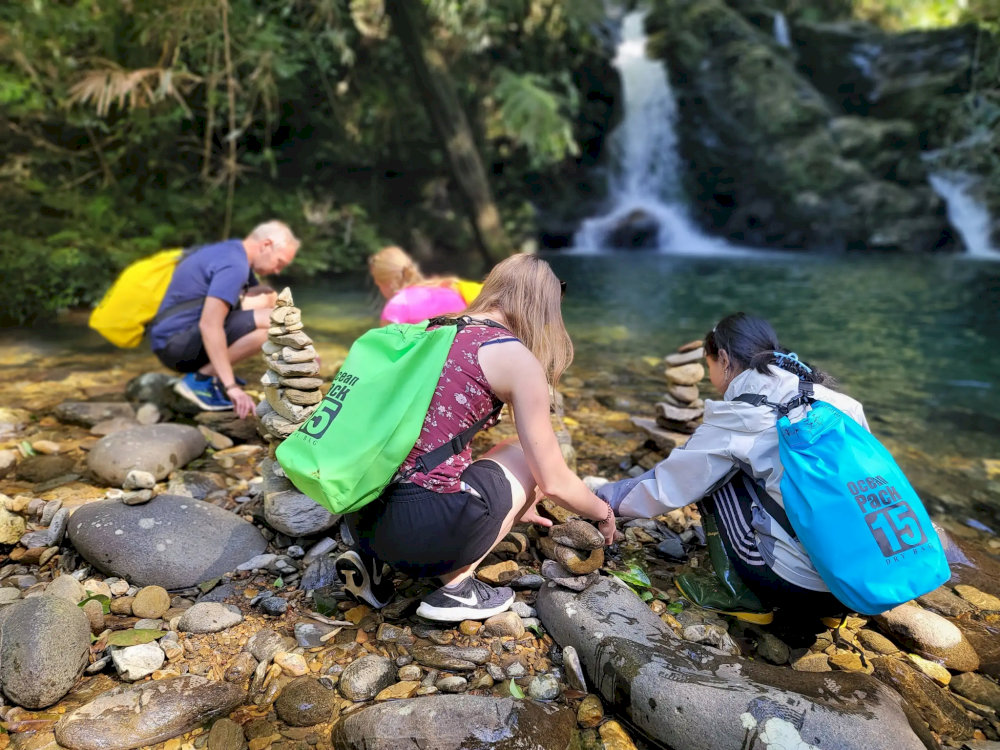 Group travel reduces expenses and increases safety on narrow, winding roads